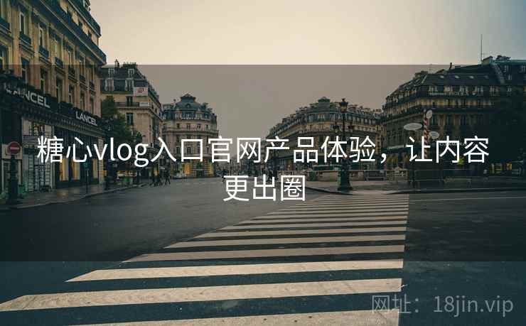 糖心vlog入口官网产品体验,让内容更出圈